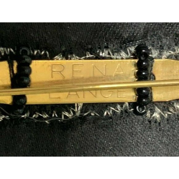 Vintage Rena Lange Beaded Butterfly Brooch - Picture 4 of 4